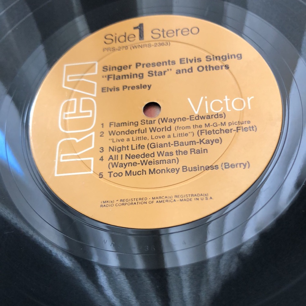 Elvis Presley Sings Flaming Star Vinyl Lp '68 - Picture 6 of 10